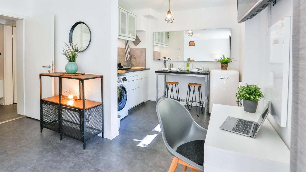 Studio Hirsch56 - Zentral-Ruhig-Terrasse-Netflix 卡尔斯鲁厄 外观 照片
