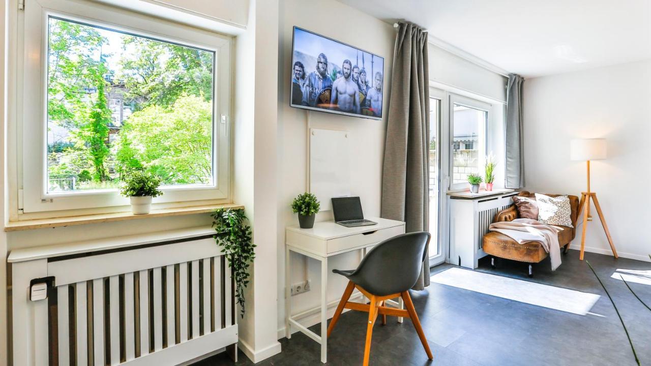 Studio Hirsch56 - Zentral-Ruhig-Terrasse-Netflix 卡尔斯鲁厄 外观 照片