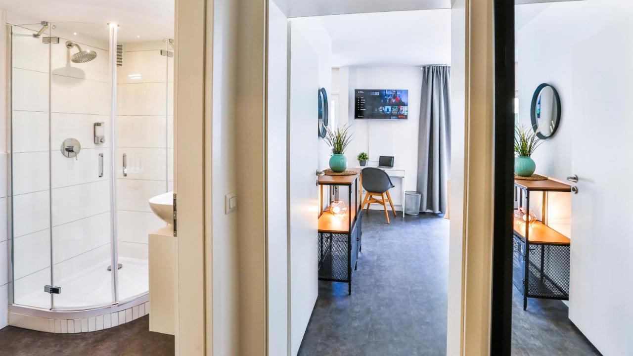 Studio Hirsch56 - Zentral-Ruhig-Terrasse-Netflix 卡尔斯鲁厄 外观 照片